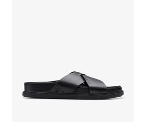 Torford Cross schwarze Leder-Sandalen EU 39/UK 6