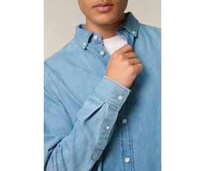 TORLAND Denimshirt DENNIS aus Bio-Baumwolle Blau (Light Wash) XL