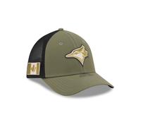 Toronto Blue Jays New Era 2026 MLB Armed Forces Day 39THIRTY M-Crown Stretch Fit Cap Grün - L/XL