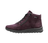 Schnürboots ARA "TORONTO", Damen, Gr. 5,5 (38,5), weinrot, Textil, Veloursleder, unifarben, Schuhe, Snowboots, Winterstiefel mit Gore-Tex und Weite sehr weit (95952506-5,5) weinrot