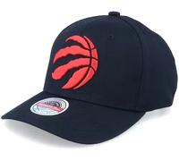 Mitchell & Ness NBA/HWC Team Ground 2.0 Classic Red Curved Snapback - Toronto Raptors, Schwarz
