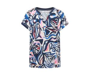 TOS AOP Rib Collar Tunic XL