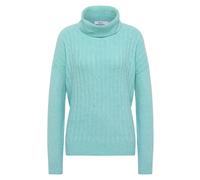 Cecil Damen Struktur-Rollkragenpullover – Blau – Größe XL