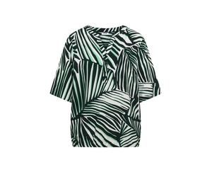 TOS Printed Splitneck Blouse M