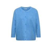 Cecil Cardigan Damen XL (44) fountain blau melange – Strick, Rundhals, hüftbedeckend, bequem