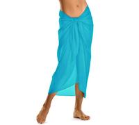 TOSKATOK® Frauen Mädchen Sexy stilvoller Strand Wickelrock Sarong Pareo in Unifarben