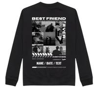 tostadora Personalisierter Boyfriend-Girlfriend-Sweatshirt - Personalisierter Kapuzenpullover mit Foto-Collage, Text - Individualisierbarer Only-You-Kapuzenpullover - Personalisiertes