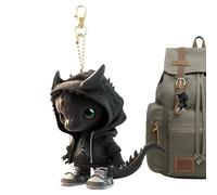 Totenkopf - Skelettschlüsselring für Männer und Frauen, Acryl-Schlüsselanhänger mit flachem Anhänger | kreative Motorrad-Schlüsselkette, Halloween-Geschenk für Freunde, Zubehör, C, Se référer au