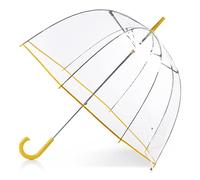 totes Regenschirm für Erwachsene, transparent, mit Kuppeldach und leichtem Wind- und Regenschutz, Lemonade, Adults - 51" Canopy, Transparenter Bubble Regenschirm mit Kuppeldach, leichtes Design, Wind-