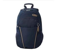 TOTTO Rucksack für Laptops mit einer Bildschirmdiagonale von 39,1 cm (15,4 Zoll), Modell Cambri 2.0, 3 Fächer, Tablet-Fach, Flaschentasche, ergonomischer Rücken, bequeme S-Riemen, Marineblau