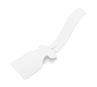 TOUISEDGI Schuhlöffel mit Langem Griff für Senioren, Professioneller PP Schuhlöffel für Erwachsene und Kinder, Tragbarer Ergonomischer Schuhhelfer für Ältere Menschen, 17 X 5 Cm(Weiss)