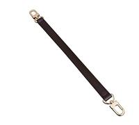 TOURDREAM Genuine Leather Plain Strap Replacement for Neonoe Hnalde Strap Bucket Bag Handbag Top Handle Black Brown Leather Strap (14.5inch - 37cm, Brown)