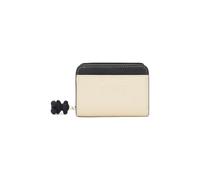TOUS Audree Saffiano 2002360551 Geldbörse, mittelgroß, doppelt, Schwarz, Beige