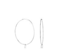 TOUS Creolen aus Sterlingsilber für Damen mit 4 cm Muster und Creolenverschluss, elegant und vielseitig, Tous Bear Collection