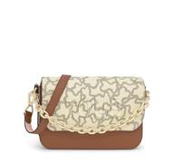 TOUS Damen Bandolera Mediana Chain Camel Y Beige KAOS Icon Daisy Bomboniere, Kamelbraun, braun