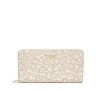 Tous Damen Billetera M. KAOS Mini Lines Beige Reisezubehör-Brieftasche