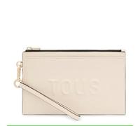 TOUS Damen Billetera-portamovil Brenda Beige Reisezubehör-Brieftasche