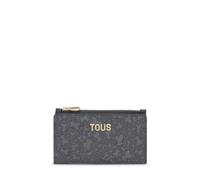 Tous Damen Billetera S. KAOS Mini Lines Gris Oscuro Reisezubehör-Brieftasche, dunkelgrau