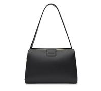 TOUS Kaos Icon 2002355201 City Mittelgroße Tasche für Damen, Sand, Polyurethan, Hand- und Schultergriffe, Reißverschluss, Schwarz , 18.5 x 33 x 24 cm