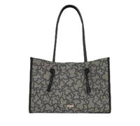 TOUS Kaos Icon Shopper Grande 2002436944 Einkaufstasche für Damen, Braun und Schwarz, große Tragetasche, doppelter Griff, ikonisches Design