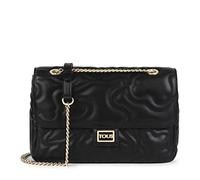 Mittelgroße Umhängetasche KAOS Dream in Schwarz mit Lasche