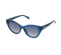 TOUS Sunglasses STOB86 Matt TRANSP.Blue 54/18/135 Damen Brille, Matt Transp.blau, 54/18/135