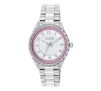 TOUS Watches mini t-Bear Damen Uhr analog Quarzwerk mit Edelstahl Armband 200351081