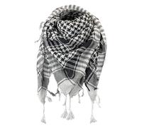 Toutacoo, Kufiya-Tuch, Tuch, Palituch, Keffieh, Palästinensertuch, Halstuch 100% Baumwolle Schwarz/Weiß