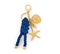 TOVABA Taschenanhänger Seestern Bag Charm Damen Handgefertigter Maritimer Bag Charm mit Seestern & Knoten, Nickelfrei & Farbtreu - Geschenk für Frauen & Mädchen