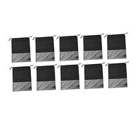 TOVINANNA 10Stücke Reiseschuhbeutel Vliesstoff Kordeltaschen für Schuhe Faltbare Aufbewahrungstaschen für Herren und Damen Vielseitig Einsetzbar für Schuhe Kosmetik und Fitness