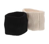 TOVINANNA 2 Stück Damen Strickstirnband mit Ohrenschützern Warmes Winterstirnband aus Atmungsaktiver Strickmischung Rutschfestes Outdoor Stirnband für Kaltes Wetter und Sport