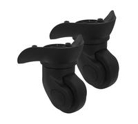 TOVINANNA 2 Stück Kofferrollen Ersatz Räder für Gepäck mit Geräuschreduzierender Technologie Langlebig Leise Drehbar Passend für Trolley Reisegepäck Robuste Single-Row Swivel Caster