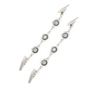 TOVINANNA 2 Vintage Cardigan Clips aus Zinklegierung Retro Pullover Schal Clips für Damen Kleiderclip Schmuck für Strickjacken Hemden Schals bei Formellen Anlässen