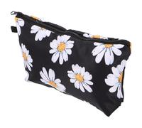 TOVINANNA Kosmetiktasche mit Sonnenblumenmotiv Reisetasche Aufbewahrungstasche für Damen Kosmetik Organizer mit Cartoon-Design Reise-Kosmetiktasche für Beauty-Essentials