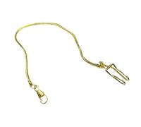TOVINANNA Vintage Taschenuhrketten 1stück Metall Gold für Schlüssel | Karabinerverschluss, Retro Stil, Formelle Kleidung und Sammeln, 37cm, Vielseitig Einsetzbar