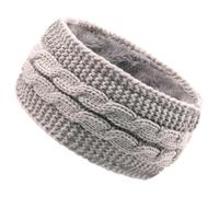 TOVINANNA Winterstirnband Damen Dehnbares Breites Strick Ohrenschutz Stirnband mit Fleecefutter Warmes Winterhaarband für Herbst und Kalte Tage