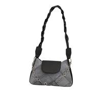 TOWARDSNAN 2024 Underarm Bag Handbag PU Shoulder Large Capacity Shopping for Women Girl Armpit with Chain Women Handbag