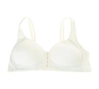 TOWARDSNAN Baumwoll BH Mit Vorderverschluss Für Damen Kabelloser Push Up BH Hebt Enhancer Nahtloses Design Komfort Farbe Erhältlich Push Up BH Mit Vorderverschluss