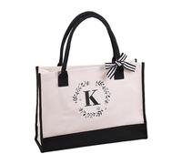 TOWARDSNAN Einkaufstasche Aus Mit Initialen Motiv Vielseitig Einsetzbar Faltbar Schultertasche Für Mädchen Und Frauen Modische Trendige Einkaufstasche