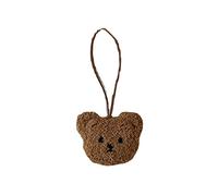 TOWARDSNAN Ins Cute Bear for Doll Bag Pendant with Child Name Listing Keychain Suitable for Hanging Ornaments and Hand-held Children's Name Listing Cute Bag
