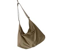 TOWARDSNAN Trendy Nylon Shoulder Bag Crossbody Pack with Adjustable Strap Spacious Interior for Phone Wallet Cosmetic Book Stylish Utility Bag