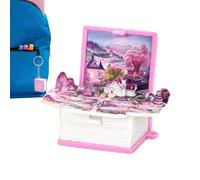 Toy Keyring - Hängekaspilo, Tag mit Reißverschluss Rucksack | Pop 3D Trinket Broschüre, Ornament der Bewegungskette, Zubehör für Neuheitshaken, Fidget Ring für Ra