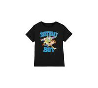 Toy Story Birthday Boy Woody and Buzz Uni Kids T-Shirt, Schwarz, 3-4 Jahre
