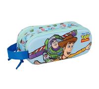 TOY STORY - Doppeltes 3D-Federmäppchen für Kinder, ideal für Kinder im Schulalter, bequem und vielseitig, Qualität und Widerstandsfähigkeit, 21 x 6 x 8 cm