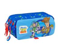 TOY STORY GOOD VIBES Federmäppchen mit 3 Fächern, für Kinder, ideal für Kinder im Schulalter, bequem und vielseitig, Qualität und Widerstandsfähigkeit, 21,5 x 8 x 10 cm