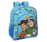 TOY STORY Ready to Play - Schulrucksack für Kinder, anpassbar, ideal für Kinder von 5 bis 14 Jahren, bequem und vielseitig, Qualität und Strapazierfähigkeit, 32 x 12 x 38 cm, Hellblau, hellblau, Estándar, Casual