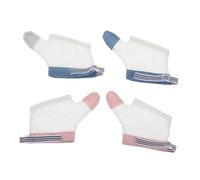 TOYANDONA 2 Paar Babys Daumenschutz Handschuhe Verstellbar Aus Atmungsaktivem Nylon Mit Mesh Für Fingerlutschen Stopp Und Hautschutz Bei Kleinkindern