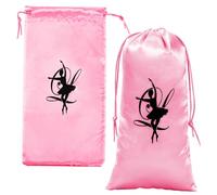 TOYANDONA 2 Stück Ballettschuhtasche Kordelzugbeutel Strapazierfähiger Schuhbeutel für Tanzschuhe Aufbewahrungstasche für Ballettzubehör Erwachsene Kinder