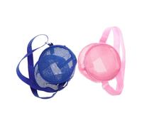 TOYANDONA 2 Stück Kinder Strandtasche Aus Netzstoff Tragbarer Sammelbeutel Mit Reißverschluss Leicht Und Großvolumig Für Outdoor Strandspielzeug Muscheln Badesachen