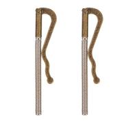 TOYANDONA 2 Stück Metallfeder Geldscheinklammern Legierung Geldklammern Kreditkartenhalter Scheckhalter Klein Kompakt Herren Geldbörse Zubehör